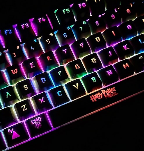 Harry Potter Backlit Keycap Set for Mechanical Keyboard - Etsy
