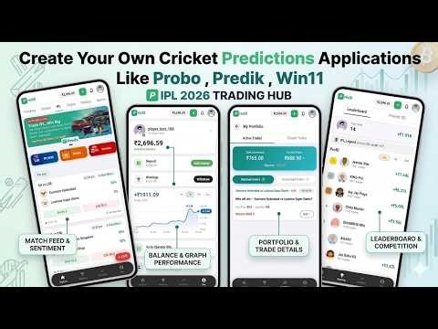 Create Your Own Cricket Prediction App Like Probo | IPL 2026 Trading App Full Setup 🔥
