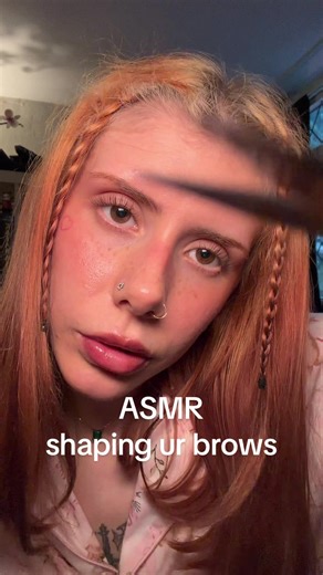 ASMR Eyebrow Shaping, Trimming, and Plucking Tutorial