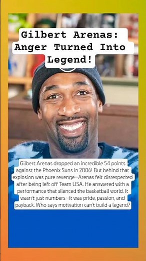 Gilbert Arenas #gilbertarenas #nbahistory #basketballlegends