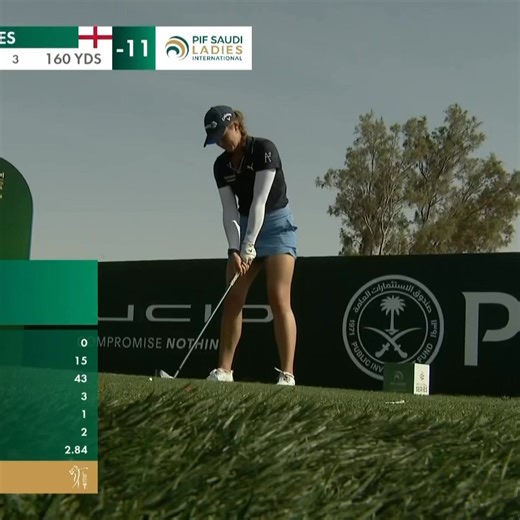 Wonderful from Mimi Rhodes 🎯 #PIFSaudiLadiesInternational | Ladies European Tour