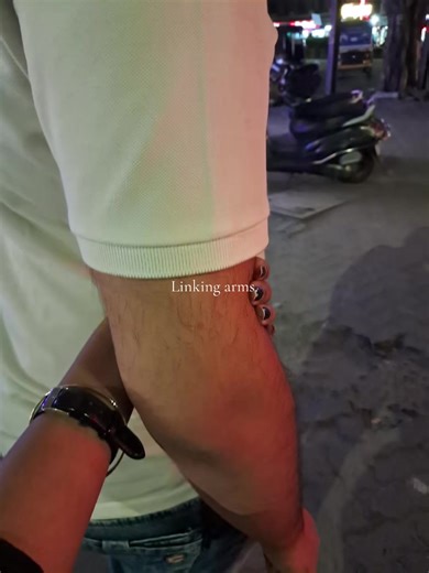 Linking Arms in Love: A Touching Gesture