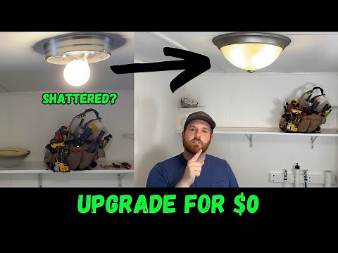 How To Install A FLUSH MOUNT Light ⎸ Easy DIY Installation