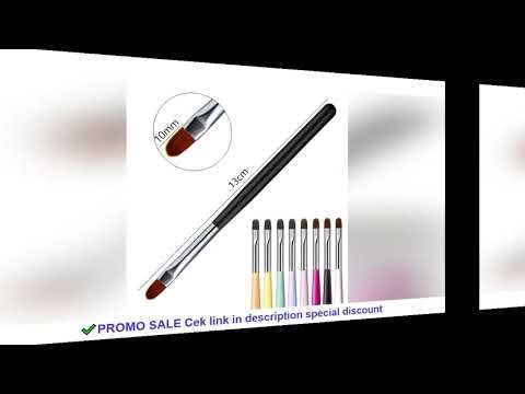1-9PCS Nails Art Brush Pen 3D Tips Pattern Phototherapy Acrylic UV Gel Extension Builder Coating Pai