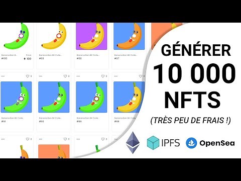 Créer une collection de 10000 NFTs sur OpenSea (peu de frais, IPFS, ERC1155) LA Meilleure méthode !