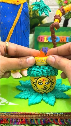 Bonlau Celebrations Special🙏💕💐Bonam Making With Clay🙏🙏 #bonalu #clayart #shorts ​⁠#diy