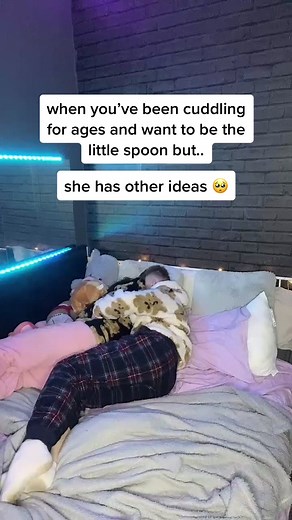 Cute Cuddle Moment with Partner | Relationship Goals