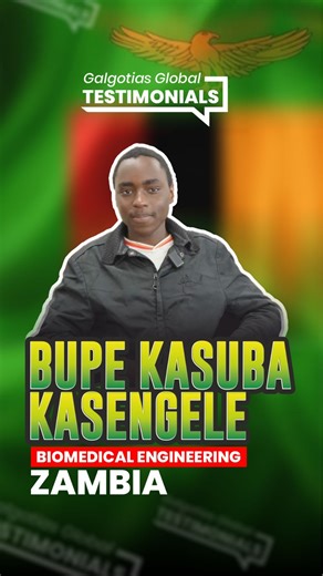 Galgotias University | Galgotias Global Testimonials | Student Voices from Across the World Bupe Kasuba Kasengele, a Biomedical Engineering student from Zambia,... | Instagram