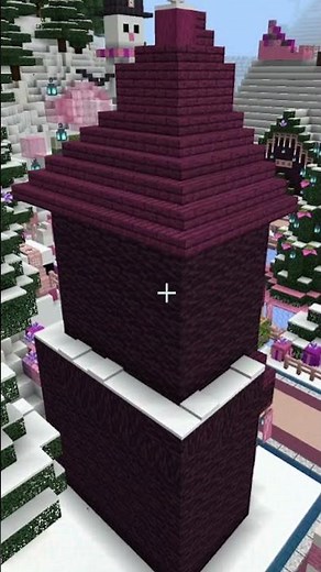 MINECRAFT Goes PINK for Christmas with THIS EPIC Clock Tower!