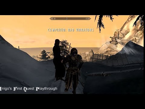 Accidental Skyrim Let's Play - Inigo's First Quest "Bad Vibrations"