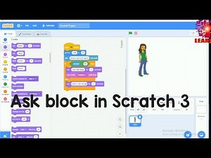 Ask block in scratch// scratch 3 simple project for begginers// Scratch 3 tutorials
