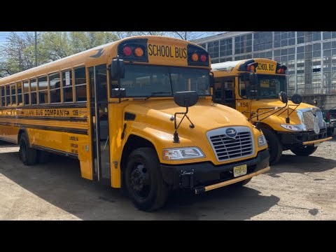 Villani bus 139- Driving in a 2020 Bluebird vision Diesel morning ride