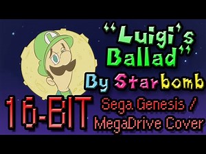 Luigi's Ballad - Starbomb (16-BIT Sega Genesis / Mega Drive Cover)