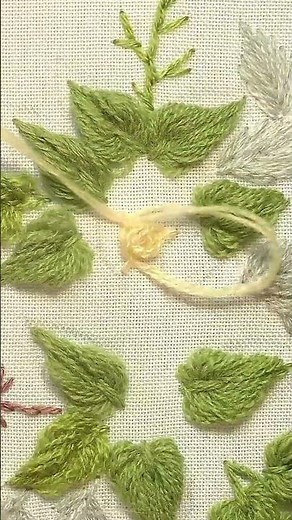 Textured Rose Bouquet Wool Embroidery | Flower Technique