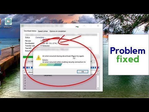 How to Fix IDM An Error Occured Please Try Again Details