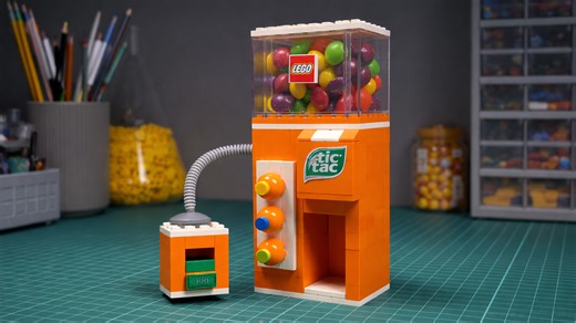 Creative Lego candy machine build ideas