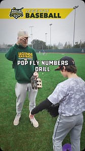 ⚾️ Pop Fly Numbers Drill 🥎 A fun and simple drill to teach beginners how to catch pop flys. ✅ Teach pop fly form ✅ Put players side by side on a line ✅ Give them a number ✅ Call out a number as your throw a pop fly ✅ 1 point per catch ✅ Have fun! #baseball #littleleague #homerun #travelball #summercamp #fun #baseballseason #littleleaguebaseball #softball #mlb #speedball #legendsbaseball #sports #outfield #popfly #outfield drill #youthbaseballdrill | Legends Baseball & Softball Camps