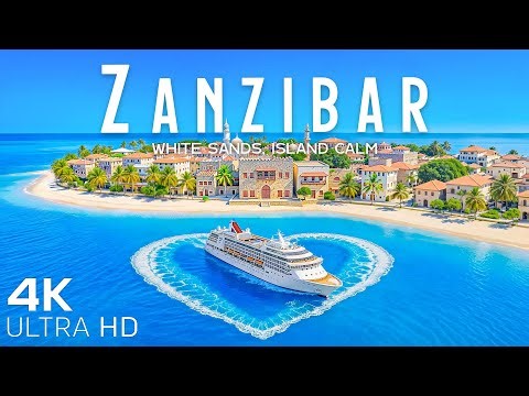 [4K] Zanzibar 2026 🇹🇿 Explore White Sand Beaches, Turquoise Waters Island Life with Deep House Chill
