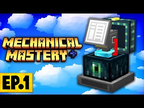 Minecraft Mechanical Mastery Plus | A FACTORY AUTOMATION SKYBLOCK! #1 [Modded Questing Skyblock]