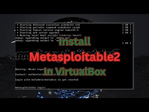 How to Install Metasploitable in VirtualBox