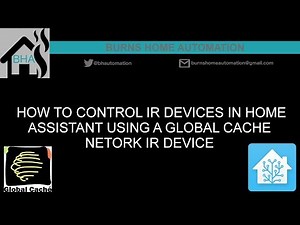 How to control IR devices in Home Assistant using a Global Cache network IR device