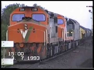 Australian Trains: 100,000 views special- 1990's Interstate Freight in Victoria