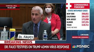 Dr. Fauci says a coronavirus vaccine could be ready by the end of this year or early 2021: “I believe it will be when and not if.” | MS NOW