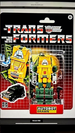 RETRO BRAWN OFFICIALLY REVEALED! #transformers #retro #brawn #toys #figures #new #reveal #walmart
