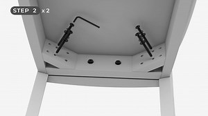 Signature DESIGN BY ASHLEY Berringer Brown Polyester with Cushion Side Chair (Set of 2) D199-01