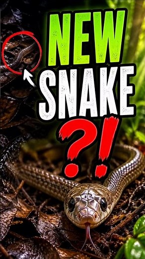🐍 “New Snake Species Discovered… Hiding in Plain Sight!”