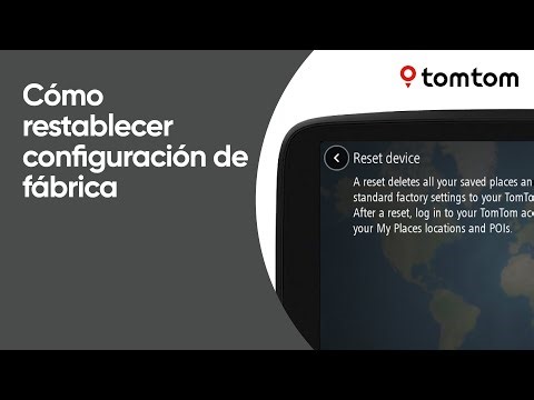 Cómo restablecer configuración de fábrica