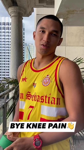 1.6M views · 21K reactions | Meron ka bang “jumper’s knee” o “patellar tendonitis”??? o sumasakit yung ilalim ng kneecap mo? Eto yung ilan sa mga wokrouts na pwede mong gawin kahit nasa bahay ka lang sir﫡 basta meron ka nitong resistance bands, kahit ‘di ka na mag gym欄 Dito mabibili  https://vt.tiktok.com/ZSFAwhdEs/ #jumpersknee #kneepain #workouts #patellartendonitis #resistancebandsworkout #basketball | Eduard Zeller | Facebook