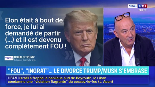 28K views · 389 reactions | ▶️️️#USA - Trump-Musk : l'orage couvait, le duo a explosé ! : ”Musk devient un actif toxique pour ses propres entreprises.” François Lenglet | 24h Pujadas, l'info en questions | Facebook