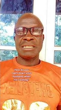 How do you calm down your husband when he's unhappy?#relationship #love