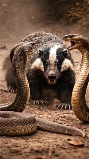 Honey Badger Finds Cobra vs Puff Adder… Then It Does THIS!