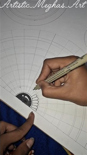 Mandala Art🎨#artistic_meghas_art #motivation #mandalaart #subscribe #short #shorts#drawing #trending