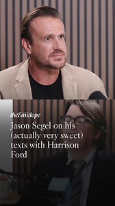 What's it like acting with Harrison Ford? "It's like knowing you're about to play one-on-one with Michael Jordan," Jason Segel says of his #Shrinking co-star. At the link in @latimes_entertainment’s bio, watch our full interview with Segel in the latest episode of The Envelope video podcast, presented by Universal TV | Los Angeles Times