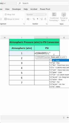 Atmospheric Pressure (atm) to PSI Conversion in Seconds! ⚡