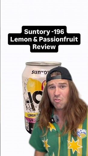 Suntory -196 Lemon Passionfruit Review #russeats #suntory
