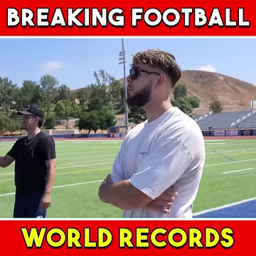 Breaking 24 Football World Records in 24 Hours! Part 2 🏈 | Jesser