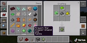 Create Creeper Fireworks in Minecraft