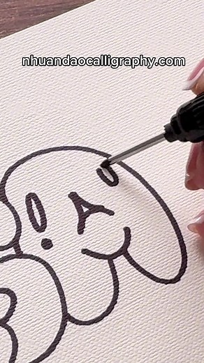 Bubble Lettering Tutorial with Engineering Pen and Koehler Paper