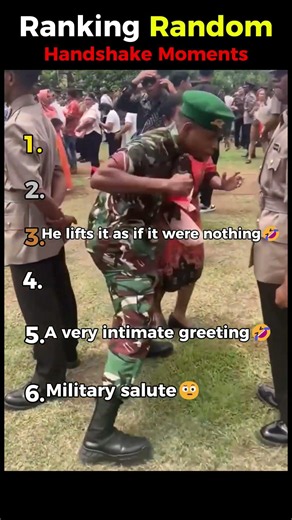 Ranking random Handshake moments