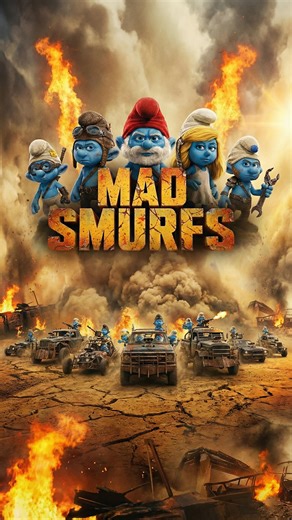 Semih Atdemir on Instagram: "MAD SMURFS 🏜️🔥 Şirinler evrenini Mad Max’ten ilham alan post-apokaliptik bir sinematik dille yeniden yorumladım. Görsel üretim sürecinde yapay zekâ destekli araçlardan yararlandım; kurgu, renk ve son dokunuşlar profesyonel post-prodüksiyon sürecinden geçti. 🎬 Kullandığım Programlar & AI Araçları Adobe Premiere Pro Adobe Photoshop Topaz Video AI Kling Veo3 Gemini ChatGPT (JSON & promptlar) #MadSmurfs #AISinematik #Sinematik #PostApokaliptik #MadMaxEsintili AIFilm A