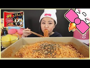 NEW 6X SPICY NUCLEAR FIRE NOODLE CHALLENGE!!