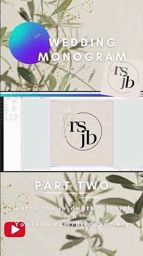 Make a logo using CANVA | Tutorial PART 2 #weddingmonogram #canvalogo #canvatutorial2023
