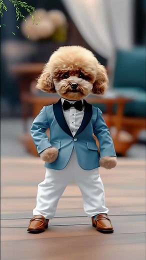 Cute dog dance #dogcute #funny #music #foryou #fyp #tiktok