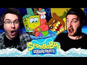 SPONGEBOB SQUAREPANTS Season 3 Episode 17 REACTION | Krabby Land/The Camping Episode