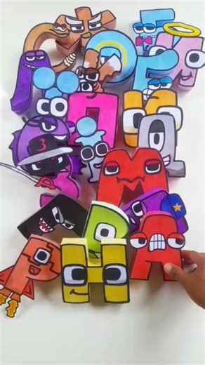 Ukrainian Alphabet Lore Song #alphabetloresong #diypapercraft #shorts