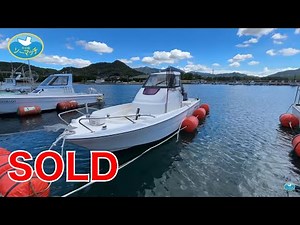 ヤマハF W23カディ(GW9) YAMAHA 4ストローク115馬力エンジン（2016年製）電動マリントイレも付いた釣りに最適なボートです。#中古船ソ－マッチ